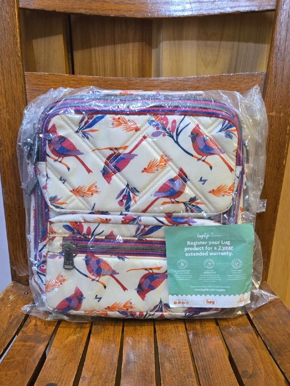Lug Wrangler NWT In Cardinals Cream